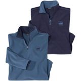 ATLAS FOR MEN - Légend Microfleece - Set van 2 Truien - 3XL