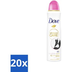 Dove Deodorant Spray - Invisible Care - 150 ml - Bulkverpakking - 20 stuks