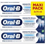 Oral-B - Pro Science Advanced Glaze Density - Tandpasta - 3x75 ml