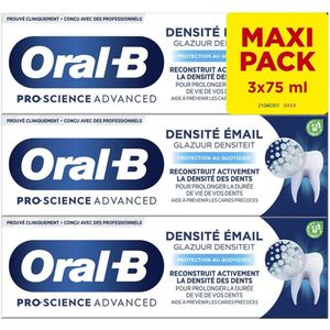 Oral-B - Pro Science Advanced Glaze Density - Tandpasta - 3x75 ml