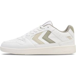 Hummel Damen Sneakers low St. Power Play Wmns White/Seagrass/Bone White-38