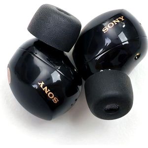 Foam eartips geschikt voor Sony WF-1000XM5 - 6× Medium - memory foam opzet oortjes - foamigo®