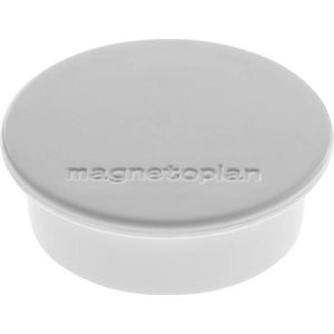 Magnetoplan Magneet Discofix Color (Ø x h) 40 mm x 13 mm rond Grijs 10 stuk(s) 1662001