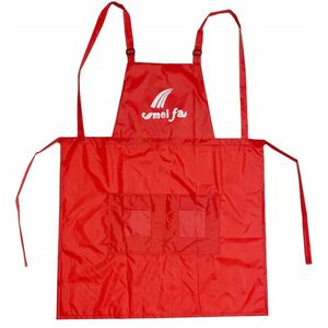 Professionele Kappersschort Rood - Waterdicht & Verstelbaar