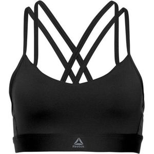 Reebok Hero Strappy Padded Bra  Dames Sportbeha - Black