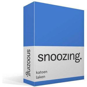 Snoozing - Laken - Katoen - Tweepersoons - 200x260 cm - Meermin