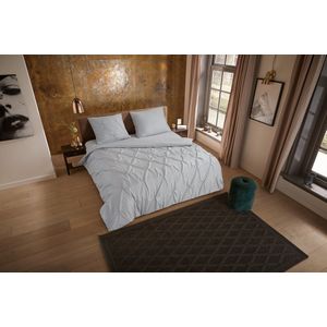 Dekbedovertrek - Blauw - Katoen - Effen