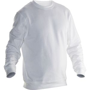 Jobman 5120 Roundneck Sweatshirt 65512010 - Wit - L