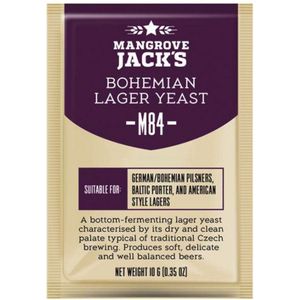 Gedroogde biergist Bohemian Lager M84 – Mangrove Jack’s Craft Series - 10 g