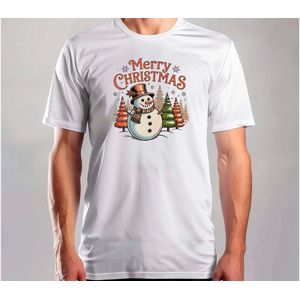 Merry Christmas Gold Snowman Winter - T Shirt - MerryChristmas - ChristmasVibes - Funny - Sarcasm - VrolijkKerstfeest - Kerstmis - Grappig - Sarcasme