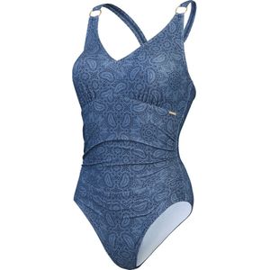 Speedo - ECO Print Shaping - Badpak - Blauw - Dames