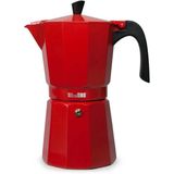 IBILI - Percolator - Rood - Bahia - 9 Kopjes - 450 ml - Aluminium