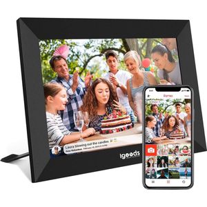 Igoods Digitale Fotolijst - 10.1 Inch - 32GB - Zwart