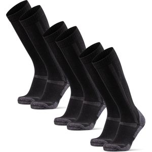 DANISH ENDURANCE - Wandelsokken - Zwart - Kniehoogte - 3 Paar
