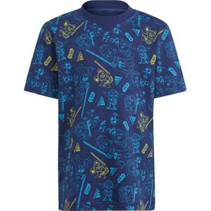 adidas Sportswear adidas x Star Wars™ Young Jedi T-shirt - Kinderen - Blauw- 122