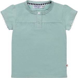 Dirkje-Meisjes T-shirt ls-Smokey aqua