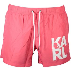 Karl Lagerfeld Beachwear Zwembroek Roze S Heren