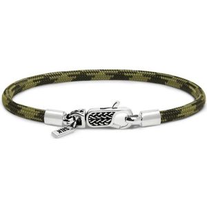 SILK Jewellery - Zilveren Armband - Alpha - 782EM6.21 - Maat 21,0