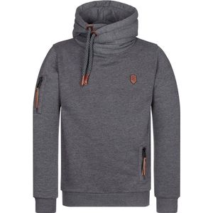 Naketano - Hoodie Pimp - Anthraciet Melange - XL