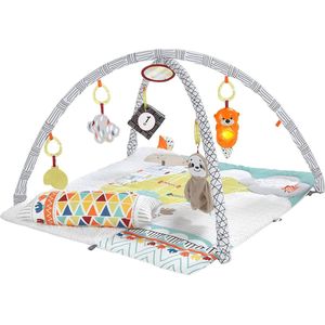 Babygym, Baby cadeau - jongen & meisje, Dierenvriendjes Speelmat, Interactief Speelgoed - Multikleuren.