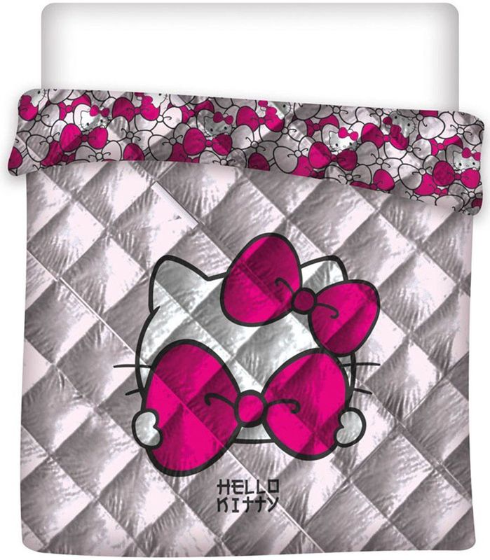 Hello Kitty - Sprei Bow - Multikleur - 240 x 220 cm - Polyester