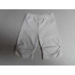 Legging - Meisjes - Wit - Effen - Tot onder de knieen - 4 jaar 104