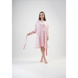 Vienetta - 2 Delige zwangerschaps Dames Pyjama Set, Roze - S