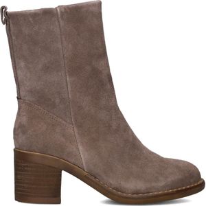 Omoda 2581-09 Enkellaarsjes - Enkelboots met rits - Dames - Taupe - Maat 40