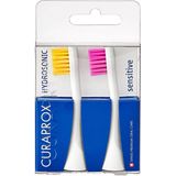 Curaprox Hydrosonic Opzetborstel Sensitive Duo Geel Roze - 2 stuks