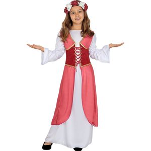 7-Delig Luipaardkostuum Voor Meisjes - Carnavalsoutfit Met Rok, Oren, Staart, Kousen En Stickers Voor Junglefeest