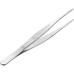 Inovra - Universele pincetten set voor sieraden maken en doe-het-zelf projecten, roestvrij staal, precisiegetand - 16 cm