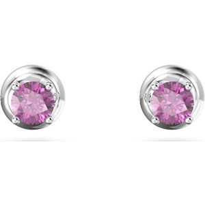 Swarovski 5639135 oorbellen steker rhodium witgoud plated met in kleur geslepen Swarovski kristal