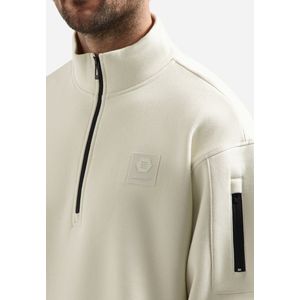 Sweater met halve rits