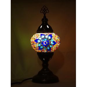 Oosterse mozaïek tafellamp (Turkse lamp)  ø 13 cm