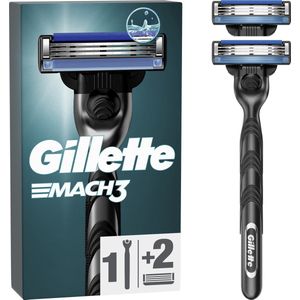 Gillette Mach3 - Scheersysteem en 2 Scheermesjes