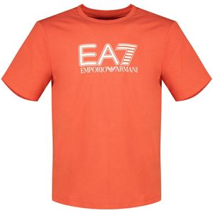Ea7 Emporio Armani 6dpt62-pjvqz T-shirt Met Korte Mouwen Oranje S Man