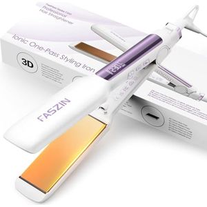 Professionele Titanium Stijltang met 11 Temperatuurinstellingen en Snelle Opwarming