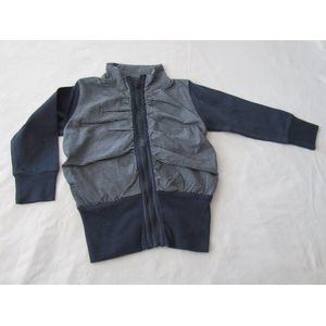 dirkje , meisje, gilet , marine , streepje, college , 110 - 5 jaar