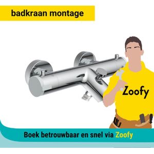 Installatie badkraan  - Door Zoofy in samenwerking met bol.com - Installatie-afspraak gepland binnen 1 werkdag