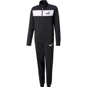 PUMA Poly Suit cl B Jongens Trainingspak - Zwart - Maat 152