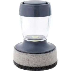 Bovista Afwasborstel Met Zeepdispenser - Afwasborstel - Met Zeepreservoir - Dish Brush - Wit