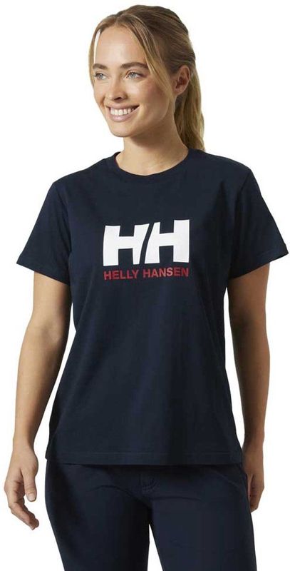 Helly Hansen - Logo 3.0 - T-shirt - Blauw - Korte Mouwen - Dames