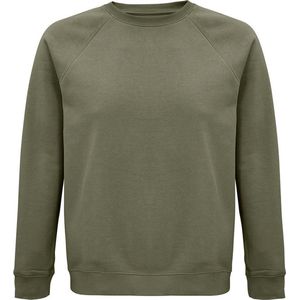 SOLS Unisex Adult Space Organic Raglan Sweatshirt (Khaki)