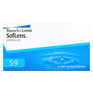 +1.25 - SofLens® 59 - 6 pack - Maandlenzen - BC 8.60 - Contactlenzen