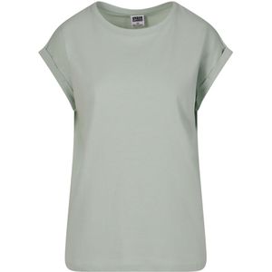 Urban Classics - Off-Shoulder T-shirt - Frosted Mint - Dames