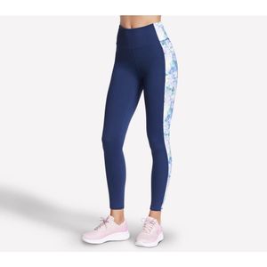 Leggings - Blue Seascape Floral - 88% Nylon 12% Elastaan