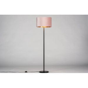 Lumidora Vloerlamp 30967 - REGINA - E27 - Zwart - Roze - Koper - Metaal - ⌀ 40 cm