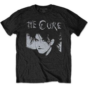 The Cure - Robert Illustration Heren T-shirt - M - Zwart