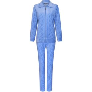 Velours blauw huispak Pastunette - Blauw - Maat - 46