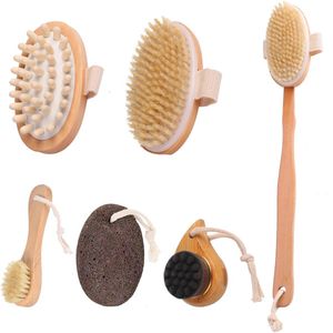 Azomor® Complete set van badborstels voor een stralende en gladde huidverzorging